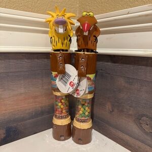 ANGRY BEAVERS GIGGLE WIGGLE STICK - SET OF 2 - STILL SEALED NICKELODEON 1999